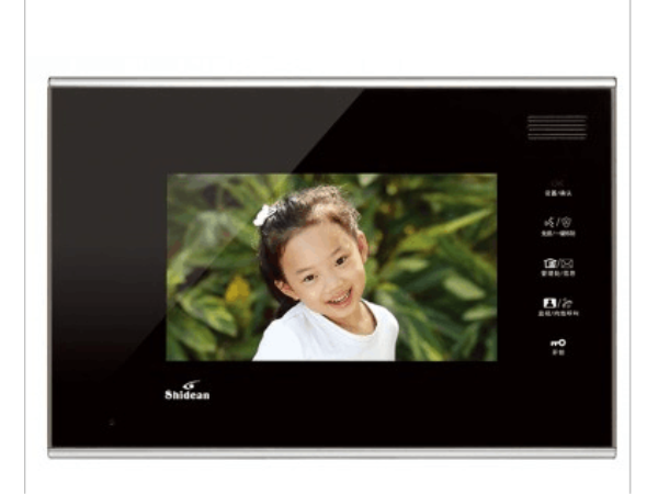 15視得安C100系列7寸彩色分機，黑